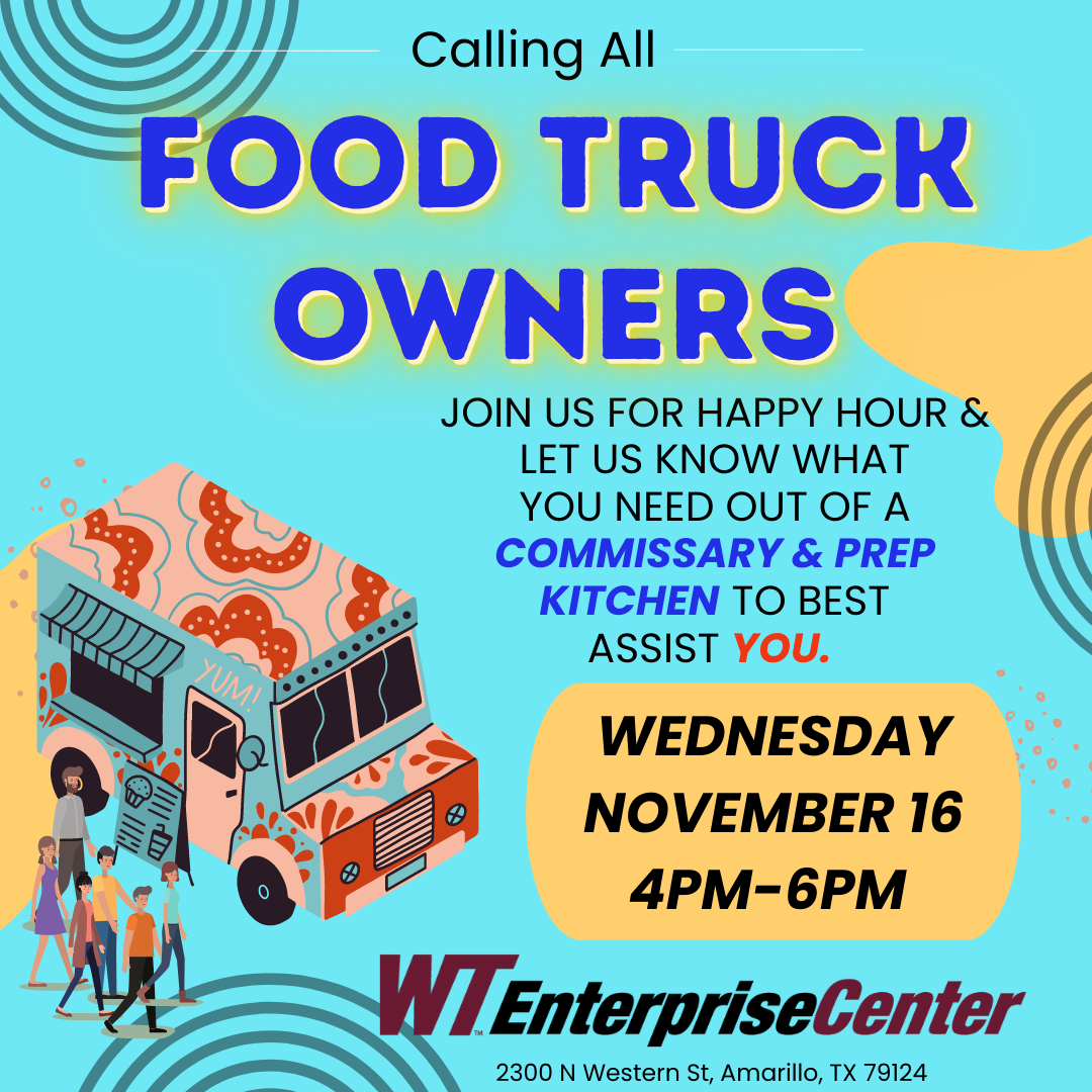 Food Truck Meet-Up Event @ WT EnterpriseCenter | Texas | United States