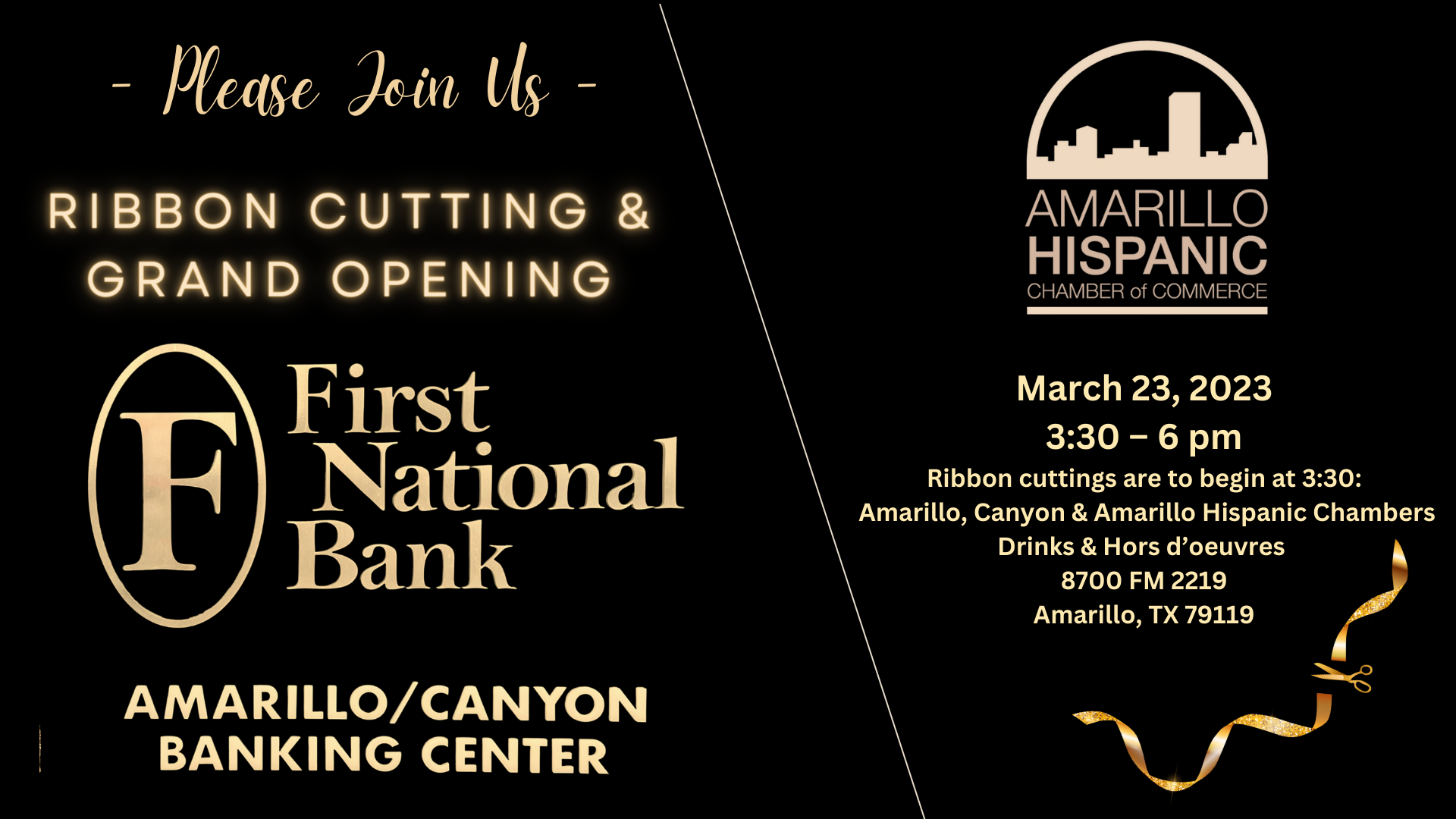 First National Bank Ribbon Cutting @ First National Bank | Amarillo | Texas | United States