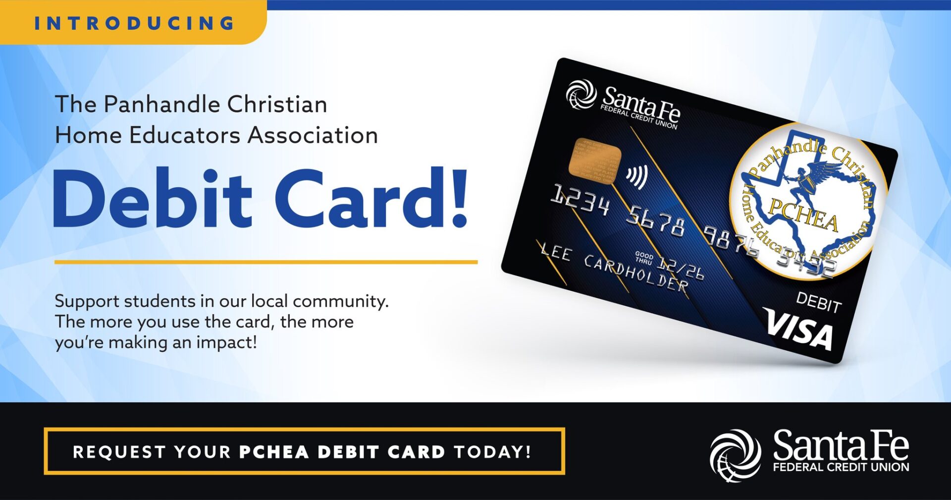 Panhandle Christian Home Educators Association Debit Card
