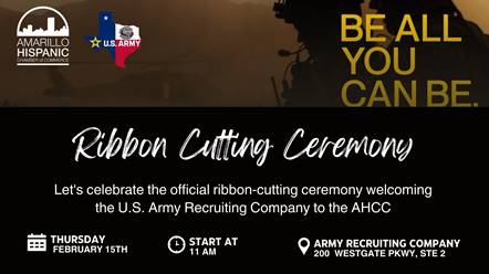 Army Recruiting Company Ribbon-cutting Ceremony @ Army Recruiting Company | Amarillo | Texas | United States