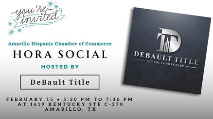 February Hora Social @ Debault Title | Amarillo | Texas | United States