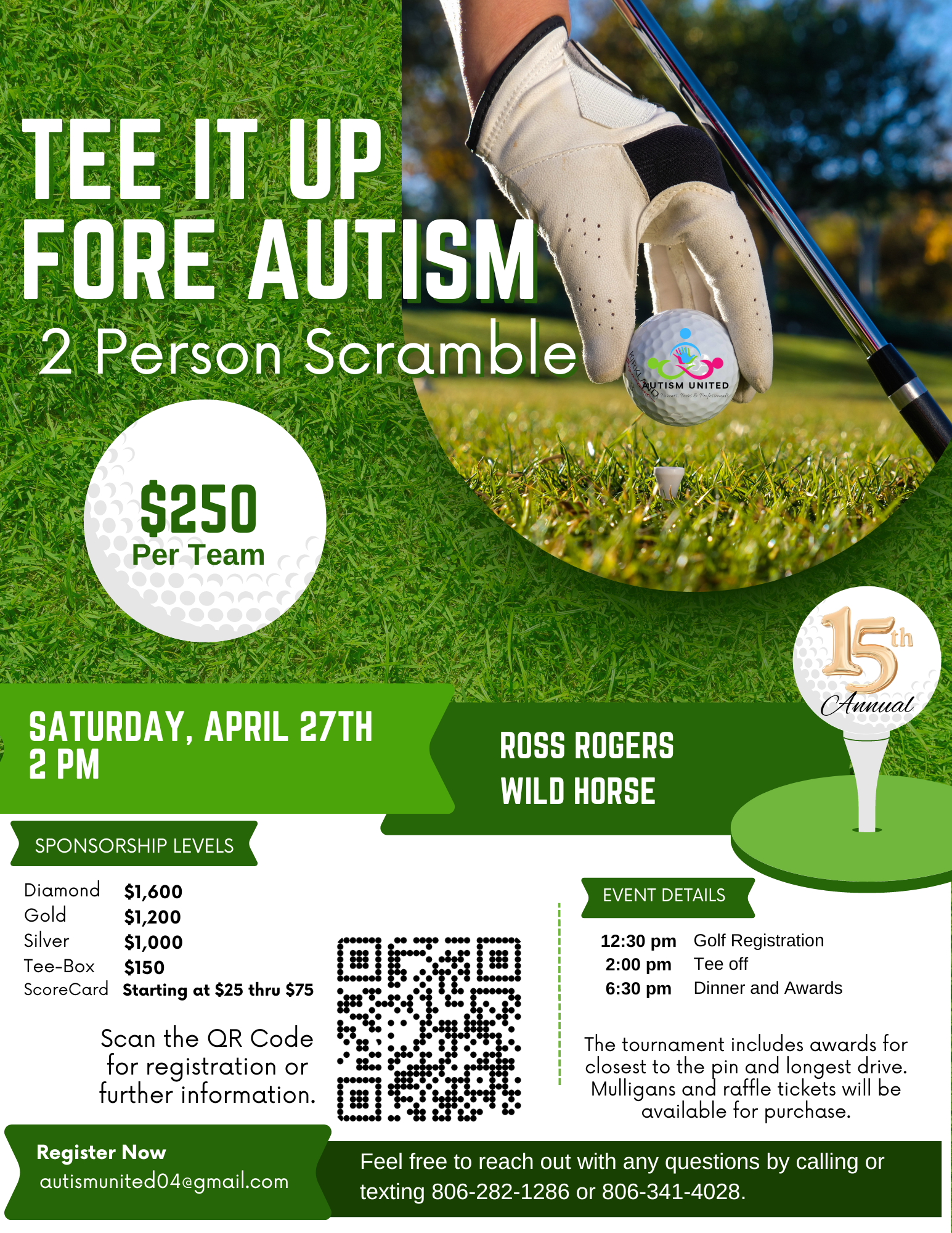 Tee It Up Fore Autism @ Ross Rogers Wild Horse | Amarillo | Texas | United States
