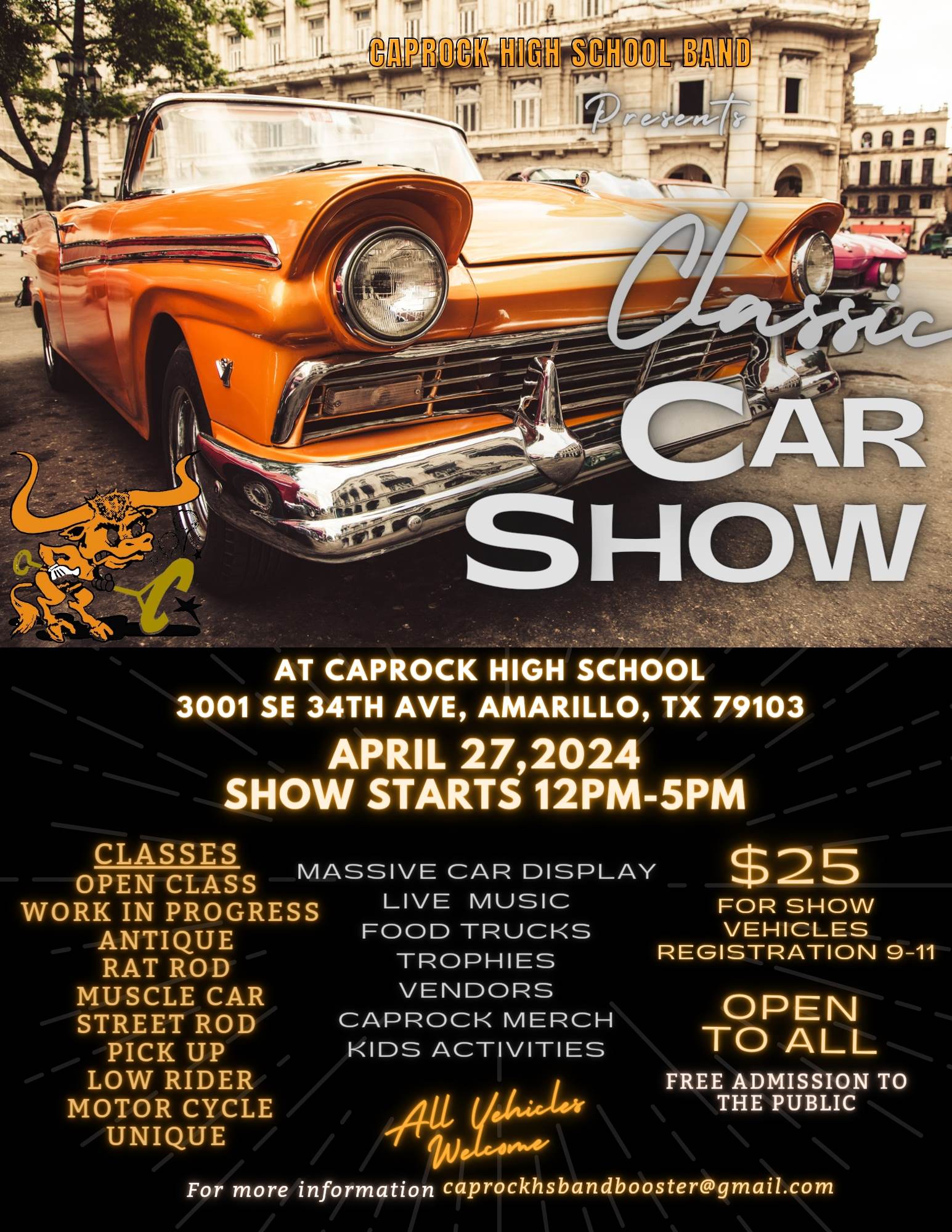 Classic Car show 2024 @ Caprock High School | Amarillo | Texas | United States